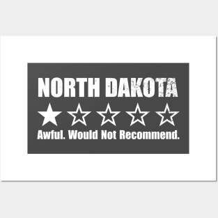 North Dakota One Star Review Posters and Art